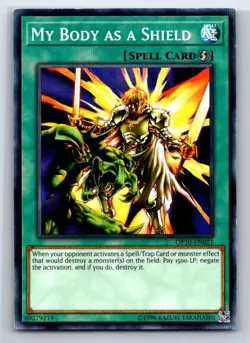 My Body as a Shield OP10-EN021 OTS Tournament Pack 10 Yu-Gi-Oh LP - Image 1