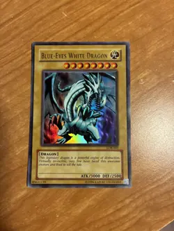 Blue-Eyes White Dragon - LOB-001 - Ultra Rare Great Condition! - Image 1