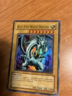 Blue-Eyes White Dragon - LOB-001 - Ultra Rare Great Condition! - Image 2
