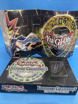 Official Yugioh Thick Cardboard Folding Playmat 1 - 1996 Double Sided & Orig Box - Image 1