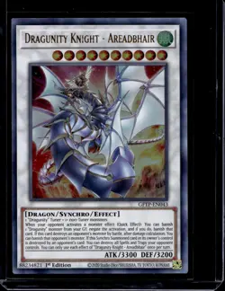 Yu-Gi-Oh! Dragunity Knight - Areadbhair GFTP-EN043 1st Edition Ultra Rare NM - Image 1