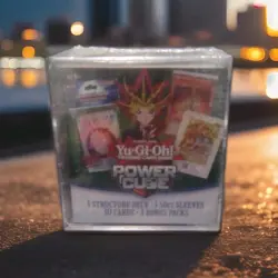 2024 Yu-Gi-Oh! TCG Green Power Cube 1 Structure Deck 50ct Sleeves 3 Bonus Packs - Image 1