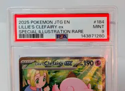 Pokemon TCG JTG Lillie's Clefairy ex Special Illustration Rare 184/159 - PSA 9 - Image 3