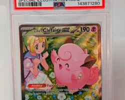 Pokemon TCG JTG Lillie's Clefairy ex Special Illustration Rare 184/159 - PSA 9 - Image 4