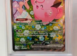 Pokemon TCG JTG Lillie's Clefairy ex Special Illustration Rare 184/159 - PSA 9 - Image 5