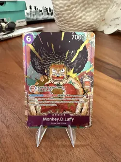 One Piece TCG Monkey.D.Luffy Bandai Card Games Fest 25-26 OP07-073 Promo Card - Image 1