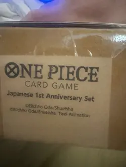 BANDAI ONE PIECE Card Game 1st ANNIVERSARY SET TCG JAPAN OFFICIAL ( NEW SEALED) - Image 1