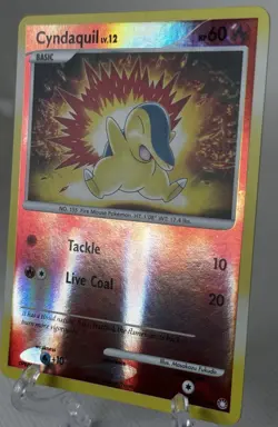 Pokemon TCG Cyndaquil Card 79/123 Mysterious Treasures Reverse Holo NM Pokemon! - Image 1