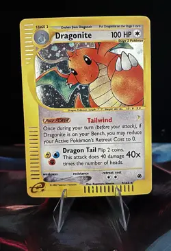 2002 Pokemon TCG Dragonite Expedition Base Set Holo Rare Card 9/165 [LP] - Image 1
