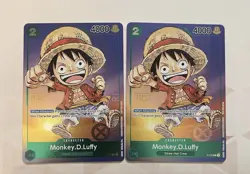 Monkey.D.Luffy (037) (1st Anniversary Tournament) - One Piece Promotion Cards x2 - Image 1