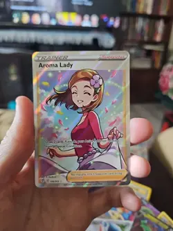 Aroma Lady - 199/203 - Pokemon Evolving Skies Sword Shield Full Art Rare Card NM - Image 1