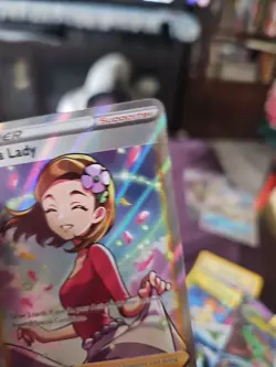 Aroma Lady - 199/203 - Pokemon Evolving Skies Sword Shield Full Art Rare Card NM - Image 3