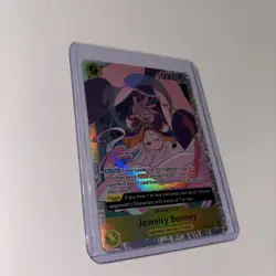 One Piece Card Game Jewelry Bonney OP13-108 SR Foil EN Carrying On His Will NM - Image 2