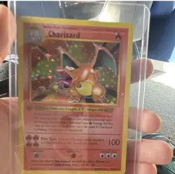 Charizard 4/102 Base Set Holo Rare Holo 1999 English Pokemon TCG Card - Image 1
