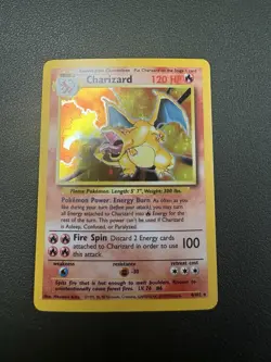 Pokemon TCG Charizard Holo Card Base Set, 4/102 - Image 1