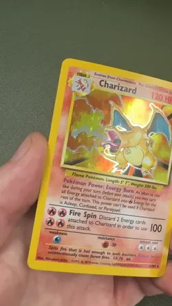Pokemon TCG Charizard Holo Card Base Set, 4/102 - Image 2