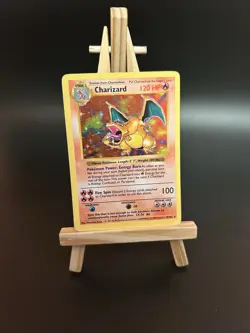 Pokemon TCG Shadowless Charizard Holo Card 4/102 1999 LP Condition Base Set - Image 1