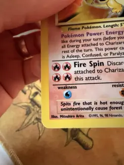 Pokemon TCG Charizard Holo Card Base Set, 4/102 - Image 3