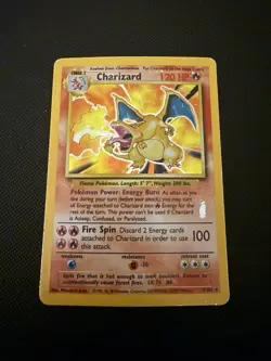 Pokemon TCG Charizard Holo Card Base Set, 4/102 - Image 1