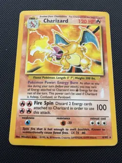 Pokemon TCG Charizard Holo Card Base Set, 4/102 - Image 4