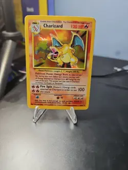 Pokemon TCG Charizard Holo Card Base Set, 4/102 - Image 1