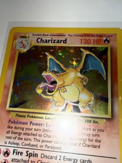 Pokemon TCG Charizard Card 4/102 WOTC 1999 Rare Holo Base Set - Image 3