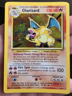 Pokemon TCG Charizard Holo Card Base Set, 4/102 - Super Clean. Great Conditon. - Image 4