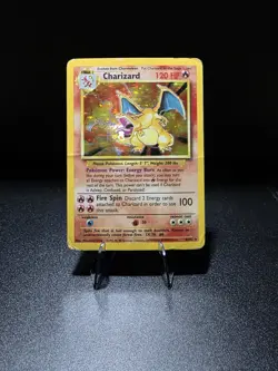 Pokemon TCG Charizard Holo Card Base Set, 4/102, Rare - Image 1