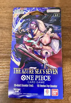 (HEAVY) 37.77g One Piece OP14 The Azure Sea’s Seven Sleeved Booster Pack - Image 3