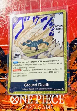 One Piece TCG Ground Death OP14-096 R FOIL The Azure Sea's Seven Pack Fresh - Image 2