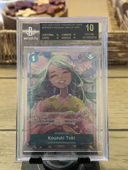 One Piece CCG Summit Battle Kouzuki Toki Alternative Art Box Topper OP02-031 BL - Image 1