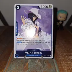 Ms. All Sunday (Nico Robin) OP01-079 Romance Dawn Pre-Errata - Image 2