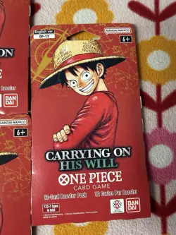 One Piece TCG: Carrying On His Will Sleeved Booster OP-13 English Lot Of 7 - Image 2