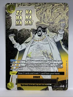 ZEHAHAHAHA! ALT ART MANGA EVENT OP16-116 One Piece The Time of Battle English🔥 - Image 1