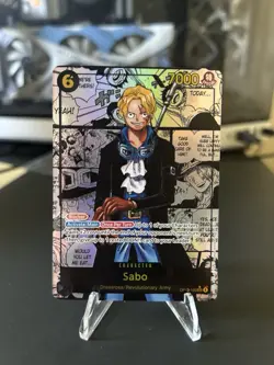 Sabo OP13-120 English manga Alternate Art Carrying On His Will One Piece Card NM - Image 1