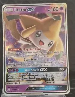 Jirachi GX Ultra Rare SM - Unified Minds 79/236 Holo Pokemon Card TCG - Image 1