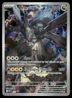 Pokemon Cards N's Zekrom 031 Mega Evolution Promo NM *10 - Image 1