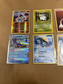 Pokemon Card Lot 12 Cards Lucario Holo Vintage WOTC Eevee Ponyta - Image 2