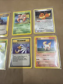 Pokemon Card Lot 12 Cards Lucario Holo Vintage WOTC Eevee Ponyta - Image 4