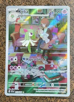 Kirlia 212/198 SV Illustration Rare Holo Pokemon Card - Image 1