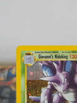 Giovanni's Nidoking 7/132 Rare Holo - NM - Gym Challenge Pokemon Card - Image 3