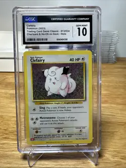 Clefairy 013/034 Trading Card Game Classic Holo - Image 1