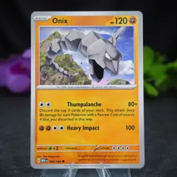 Onix 095/165 Pokemon Scarlet Violet 151 SV TCG Card (MEW) - Image 1