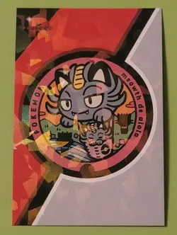 Pokemon Meowth Alola Coin Heart Holo Holo Team Rocket Card Database Set Peru - Image 1