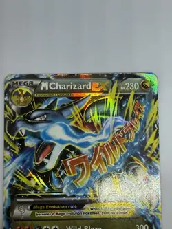 Pokemon Mega M Charizard EX 69/106 Ultra Rare 2014 XY Flashfire Card DAMAGED - Image 3