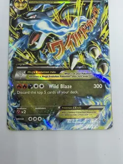Pokemon Mega M Charizard EX 69/106 Ultra Rare 2014 XY Flashfire Card DAMAGED - Image 4