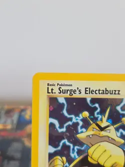 Lt. Surge’s Electabuzz 6/132 Gym Heroes Unlimited 2000 Pokemon Card Holo Rare NM - Image 4
