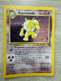 Hypnomade French Francais Holo Card 8/62 Fossil LP - Image 1