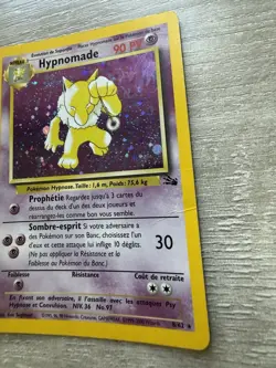 Hypnomade French Francais Holo Card 8/62 Fossil LP - Image 3