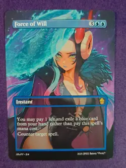 Force of Will MTG Fan Art Anime Test Card - Image 1